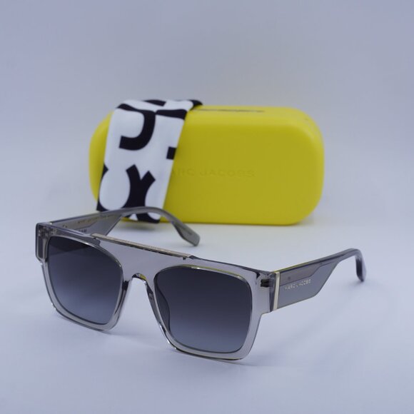 Marc Jacobs MARC 757/S 0KB7 9O Square Sunglasses - Transparent Dark Grey - Picture 6 of 13